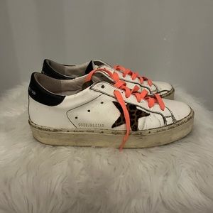 FLASH SALE!! Authentic Golden Goose Hi Star Platform Sneaker Size 8